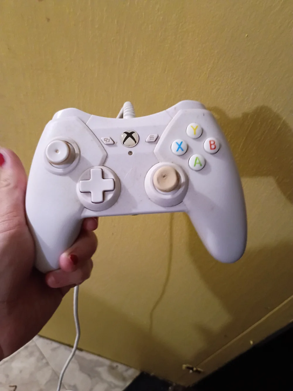 White Power A  Wired Game Controller